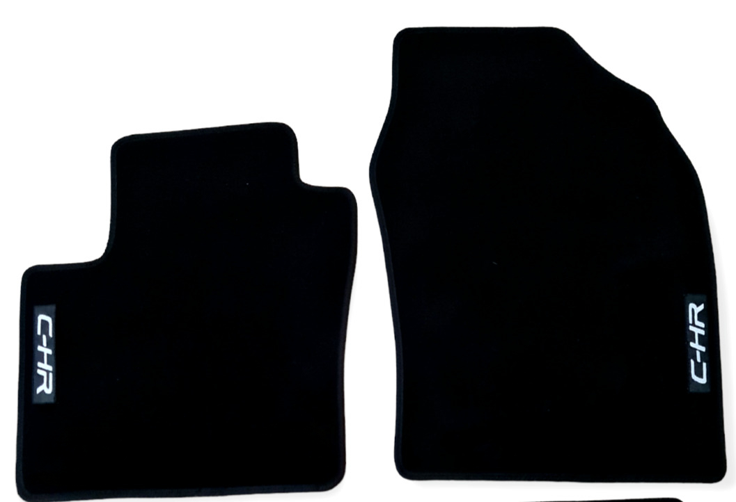 Front Car Floor Mats For Toyota C-HR Velour Waterproof Rugs Carpet Auto Liners