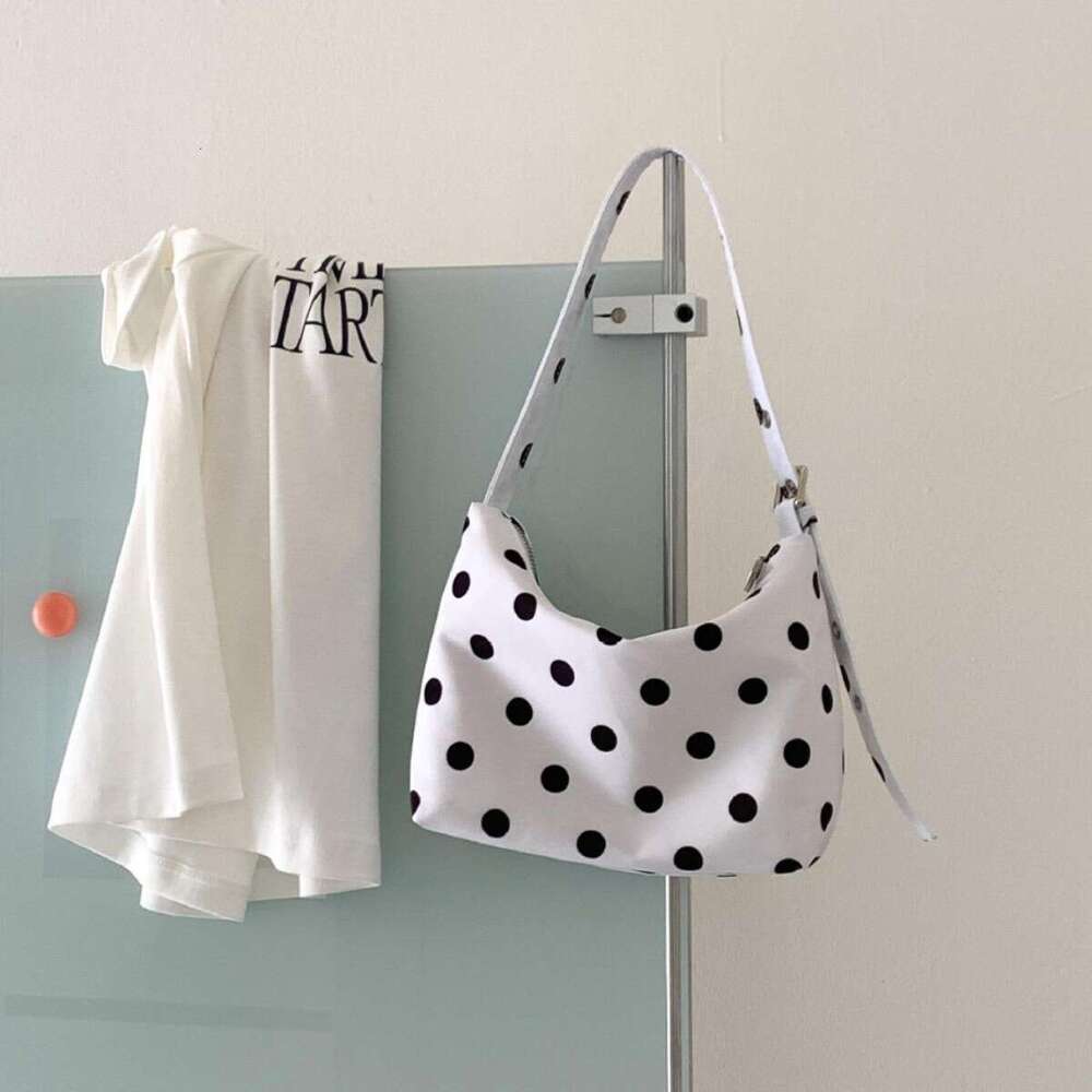 Women's handbag 2025 polka dot underarm bag women's niche design high-end and versatile shoulder bag