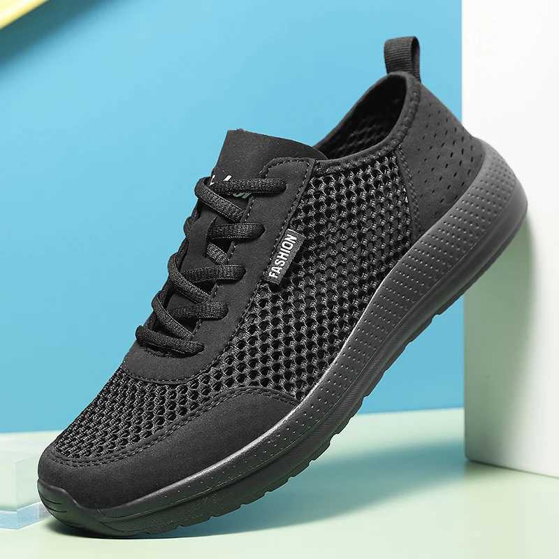 Men Soft Sport Shoes Breathable Fion Mesh Running Shoes Comfortable Men High Quality Outdoor Lightweight Sneakers for Men Y250707