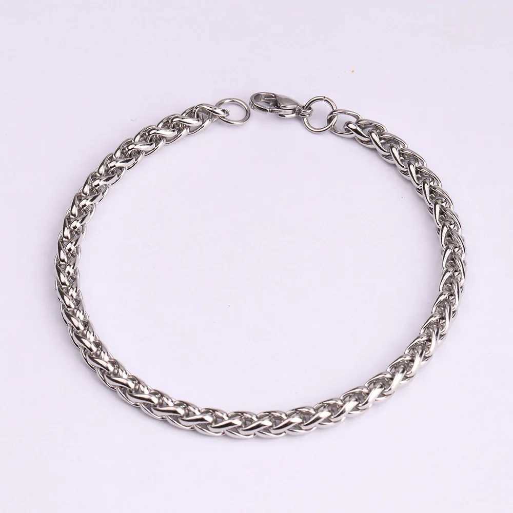 3 5 7 MM Hip Hop Stainless Steel Dragon Bracelet Simple Men Titanium Steel Bracelet Fashion Jewelry Trend Accessories Gift XJ250707