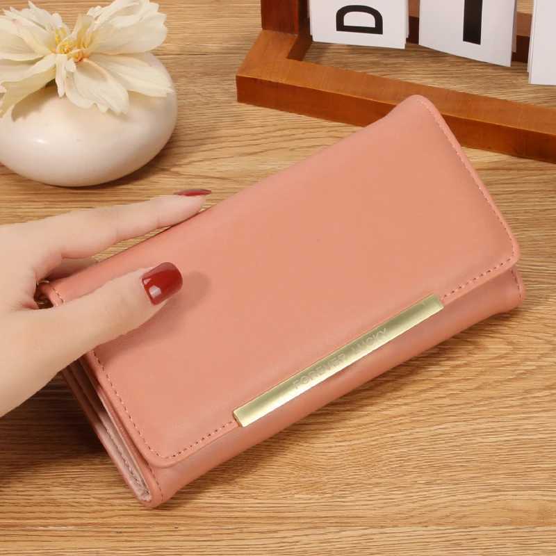 New Three-Fold Wallet for Men; LG High-End Handbag; Ladies Multi-Card Holder; Multi-Functional Ladies Purse Y250707