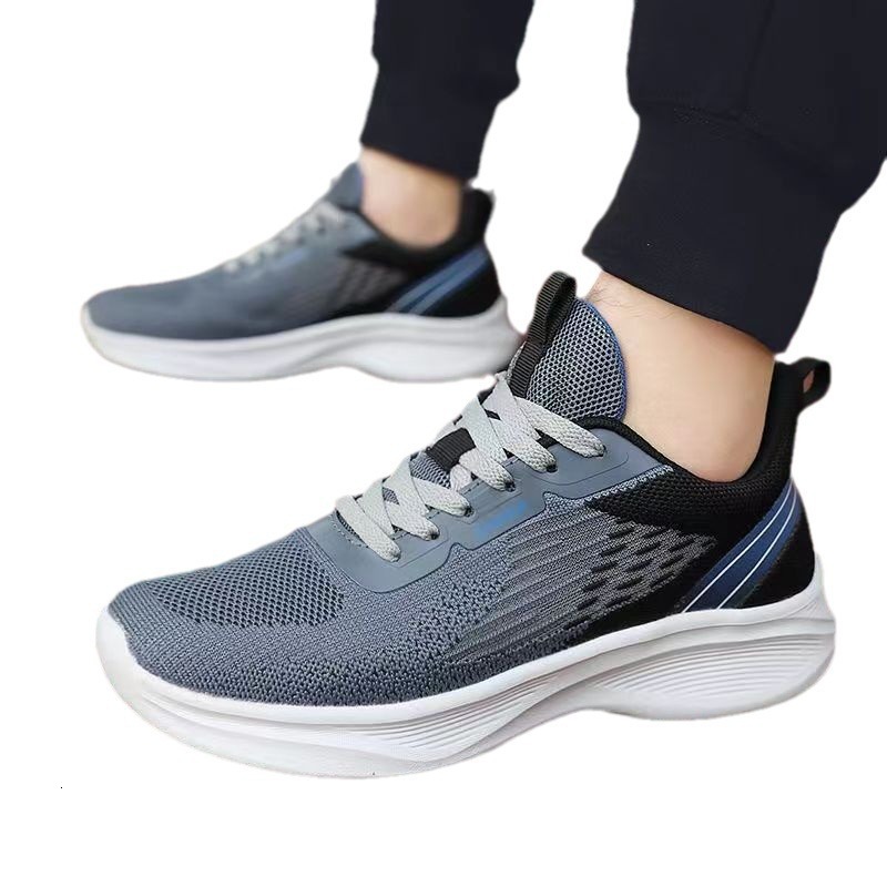 2025 Men's Sneakers Summer Mesh New Breathable Soft Sole Versatile Lightweight Casual Non-Slip Running Shoes for Students