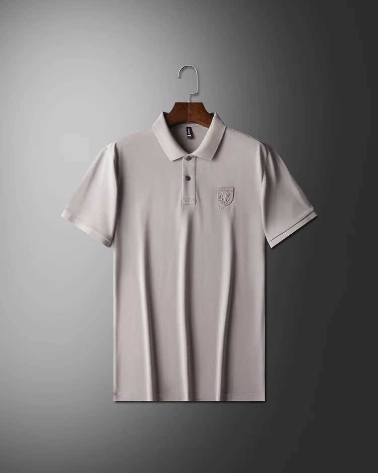 High-end brand short sleeve mens polo shirt summer fashion hot selling embroidery design golf top breathable casual T-shirt Y250707 Y250707