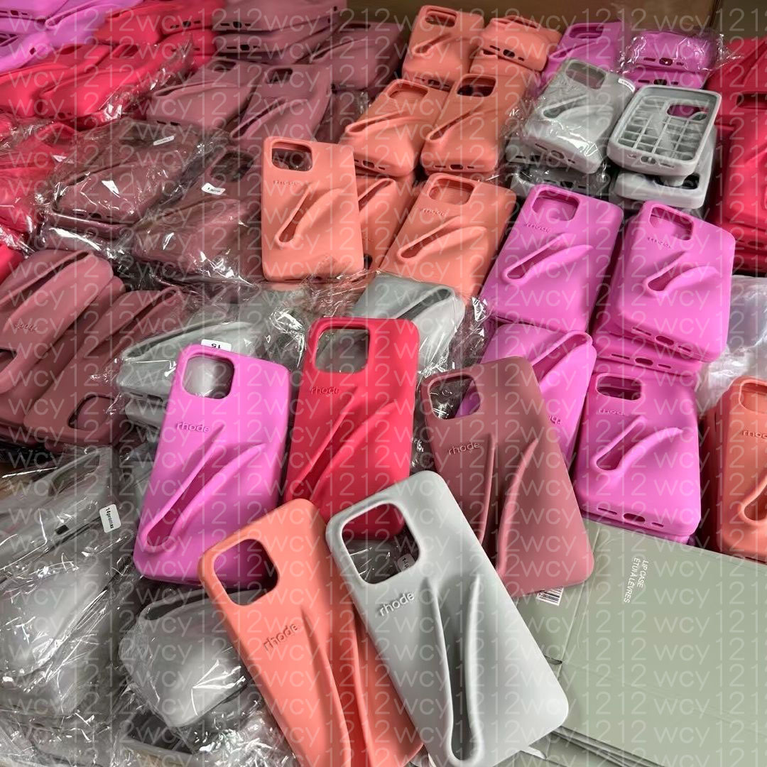 For iPhone 16 Pro Max case 16 15 Plus 14 Pro 13 12 Luxurys Designer Fashion iphone case Lip Gloss Lipstick Lip Balm 3D Silicone Phone cover