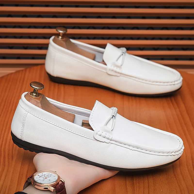 Leather Mens Loafers Fion Walking Shoes Cfy Man Drive Flats Classic Style Men Casual Shoes M Footwear Y250707