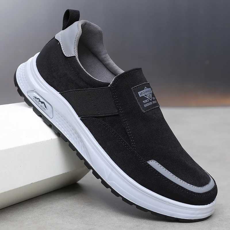 Mens versatile casual shoes cfortable leisure lazy person work shoes outdoor anti-slip casual sports shoes 2025 Y250707