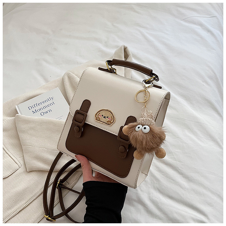 Free shipping designer Vintage Japanese Style Small Bag New Versatile Backpack Women Handbag Korean Version Cambridge School Bag High-end Backpack