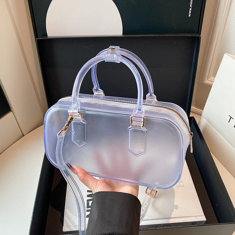 Free shipping designer Korean Style Dopamine Barbie Pink Jelly Bag for Women 2025 New Single Shoulder Bag Crossbody Bag Casual Versatile Handbag Pillo