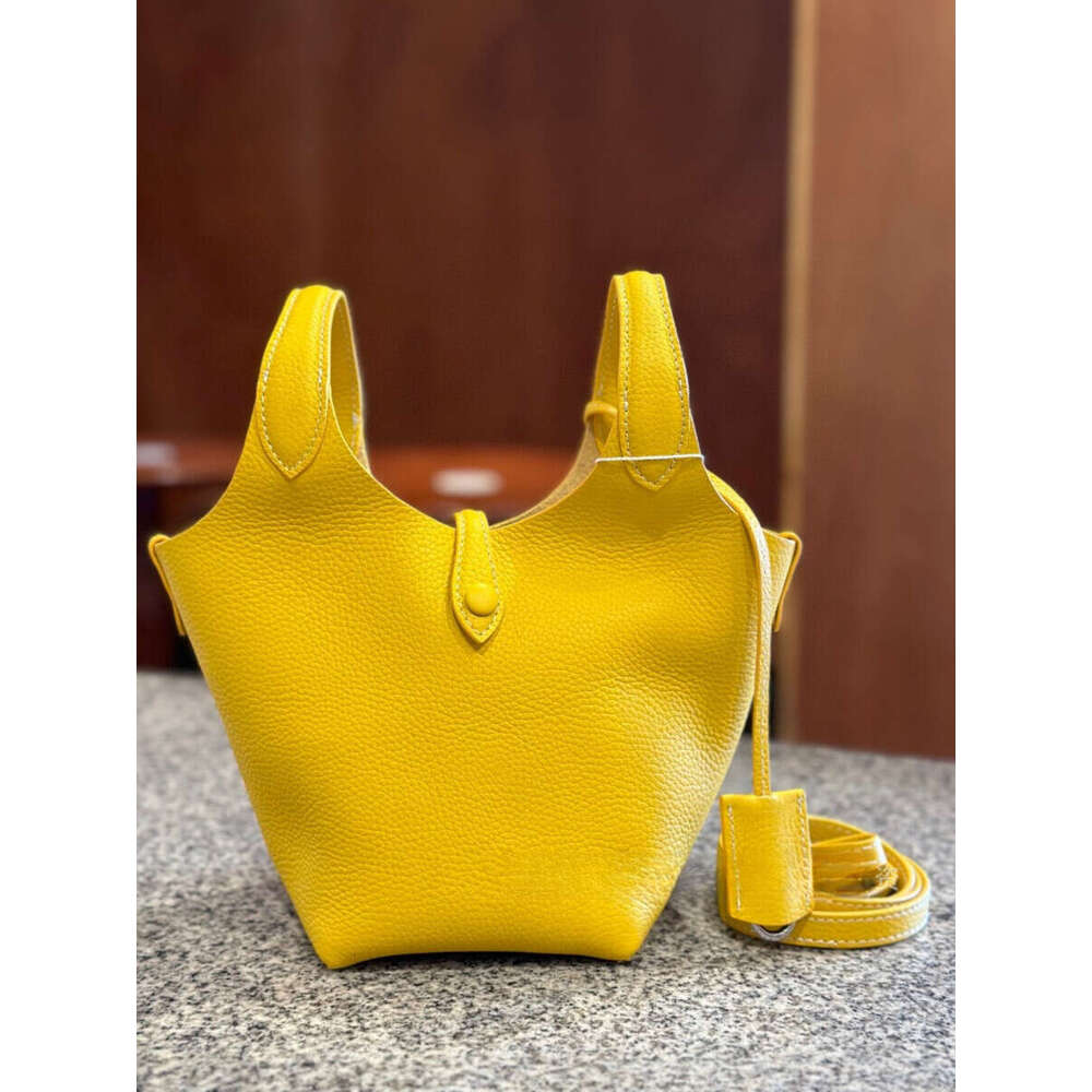 Unique Designer First Layer Cowhide Tote for Women Handheld Bucket Bag Casual Commuter Shoulder and Crossbody