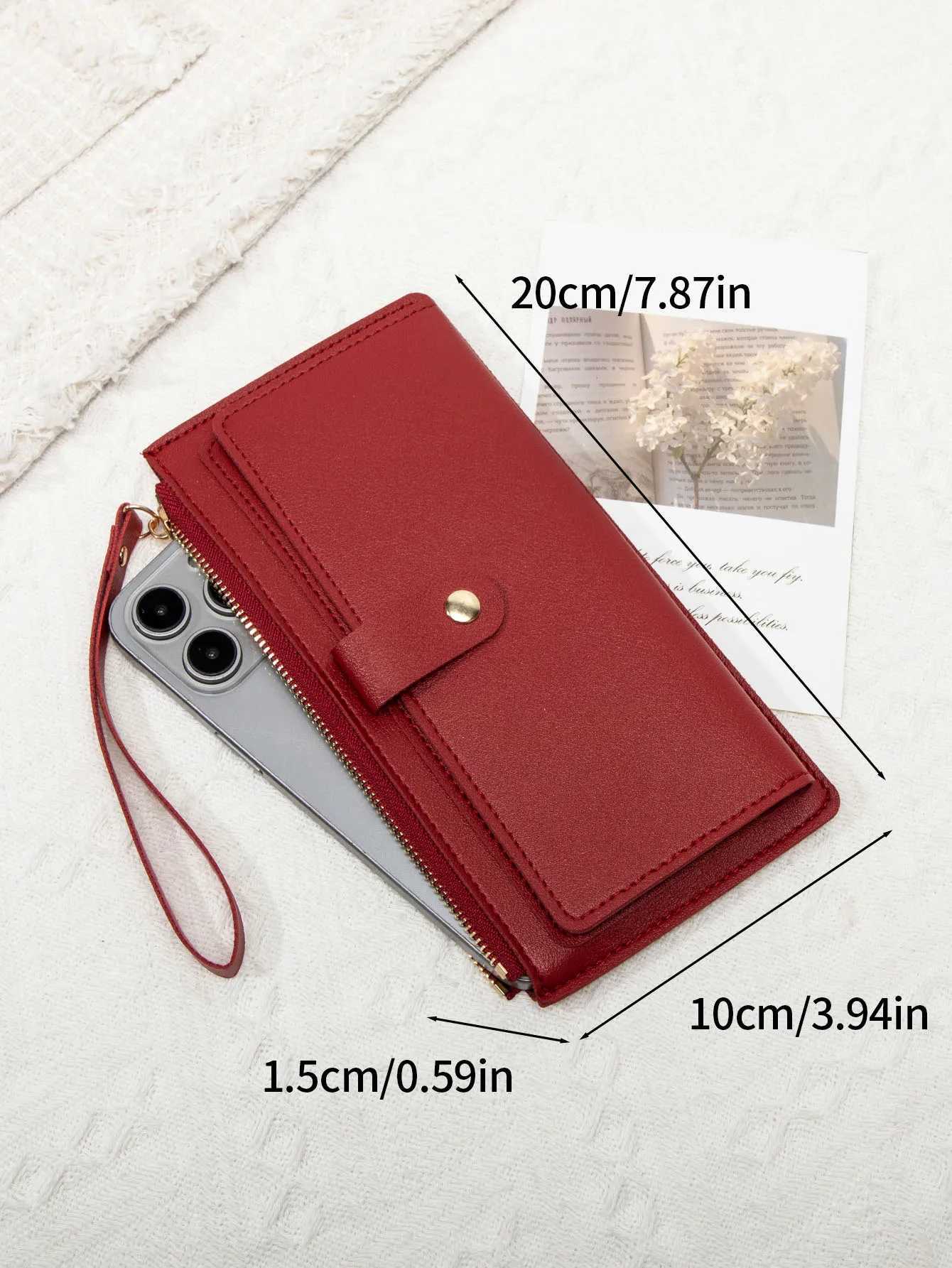tra thin mini PU leather coin purse simple mens lg card bag multifunctional handheld holder mens wallet Y250707