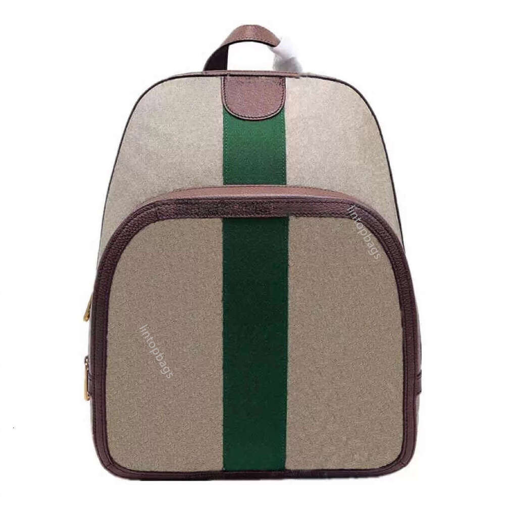 man backpack High capacity canvas school bag Designer handbags Genuine Leather trim Fashion Luxury travel bag for women satchel rucksack travel bag messenger bag