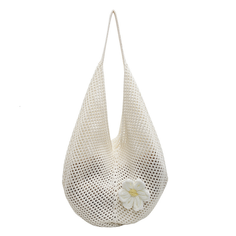 Free shipping designer Woven Straw Bag for Women Large Capacity 2025 New Spring Summer Niche Shoulder Bag Hollow Out High-End Feel Beach Bag