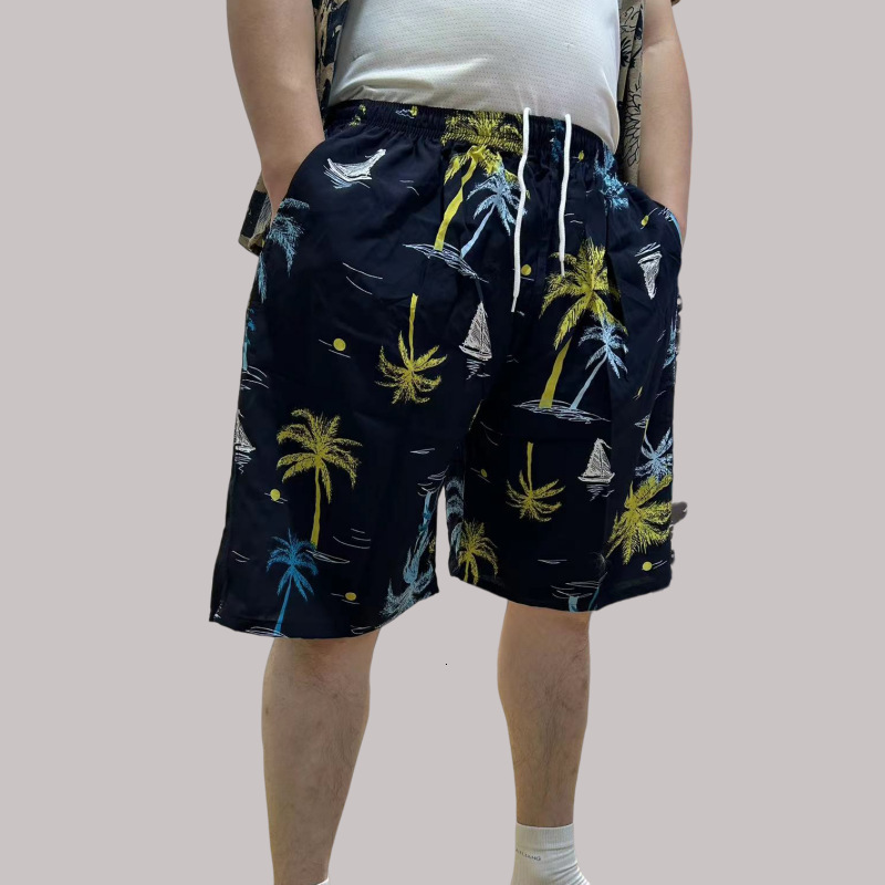 Designer Summer Men's Beach Pants Casual Pants Quick Drying Men's Beach Pants Plus Size Pants European And American Fashion Cross Border Men