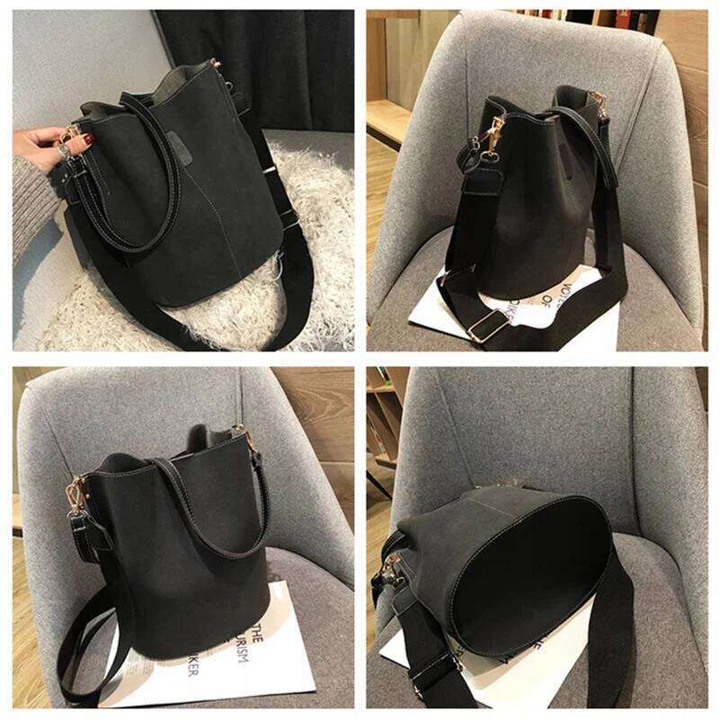 Designer Handbags Ladies Bucket PU Leather Shoulder Large Capacity Crossbody Bags For Women High Quality New Tote Bag