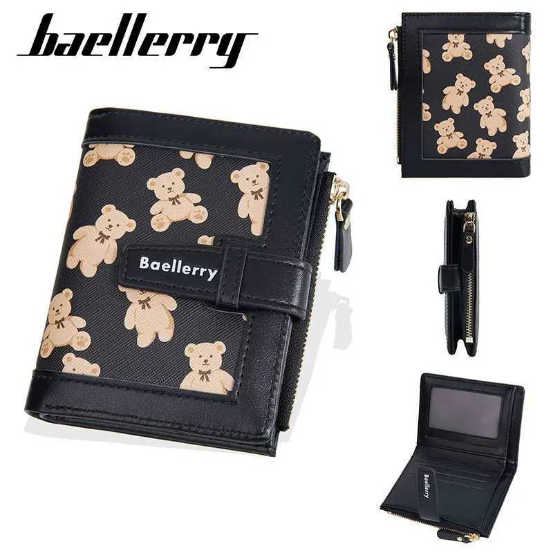Baellerry High Quality Women Short Wallets Zipper Coin Pocket Card Bag Women Purse New Fi Card Holder Cute Wallet For Girls Y250707