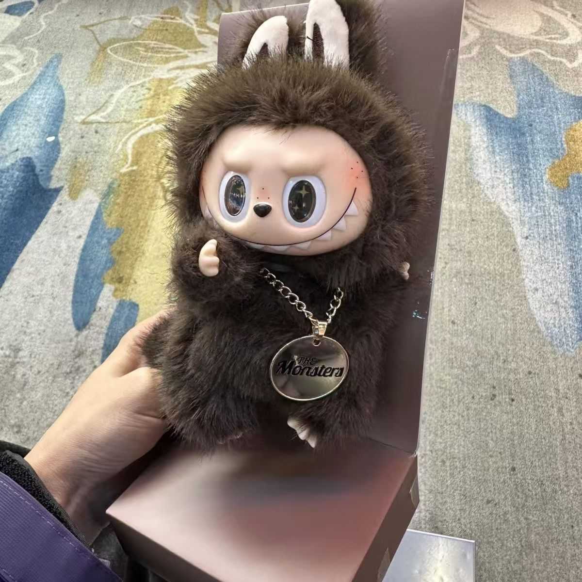 zimomo small boss vinyl plush doll rabu labubu L250707