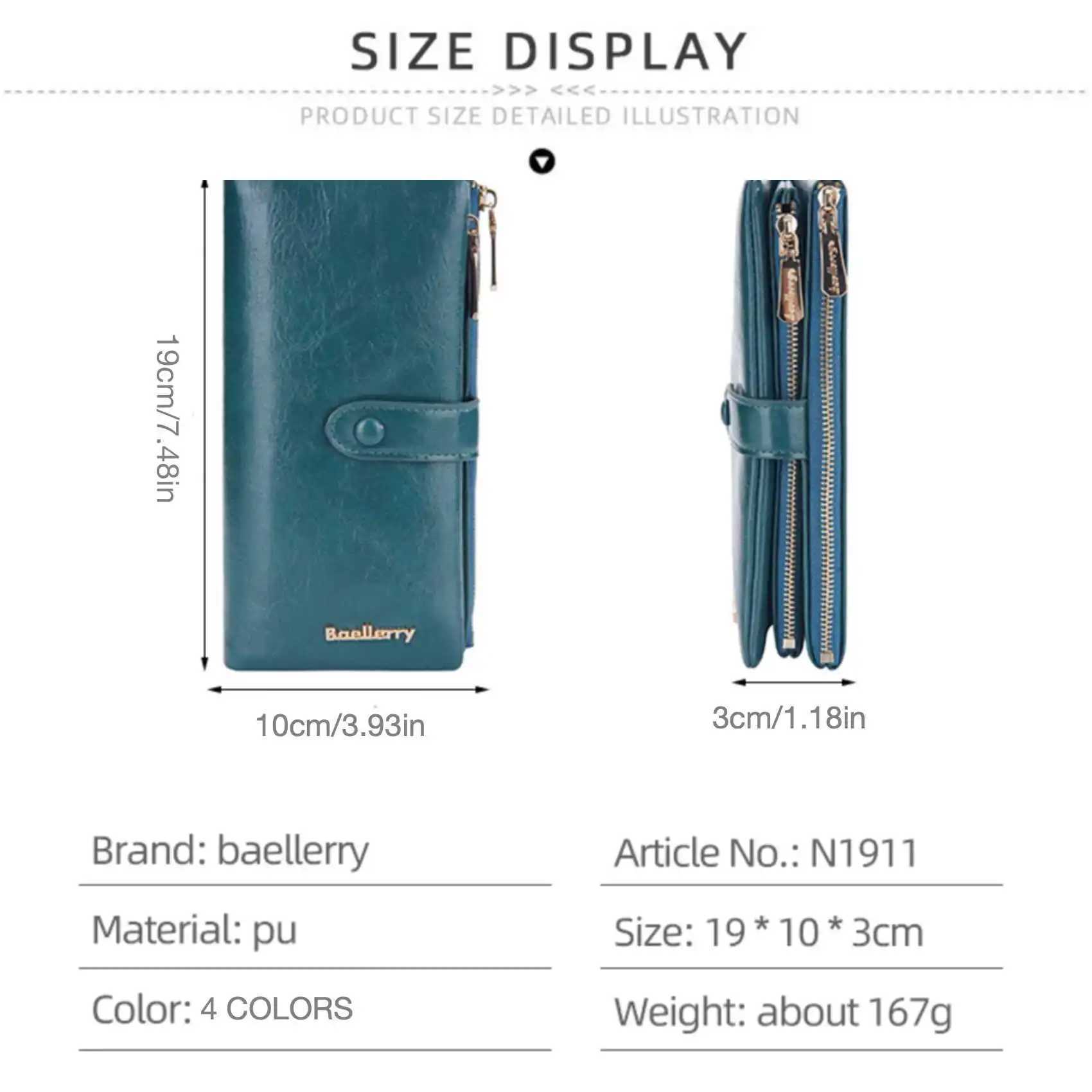 Oil Wax Leather Wens Lg Wallet With Double Zipper Buckle Large Capacity Cluh Bag Mti-Card Holder Y250707