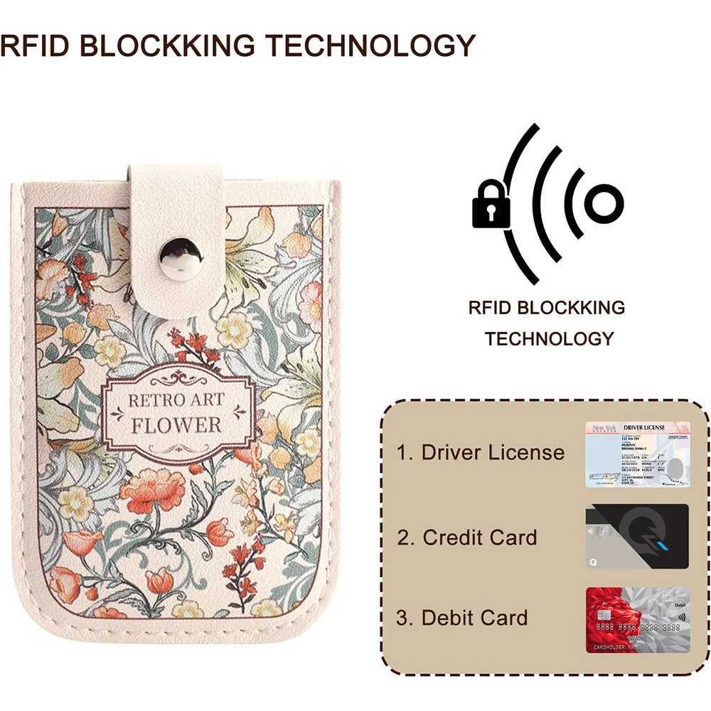 Laminated Cced Mini Card Wallet Pl-out Type Case Business Card Case RFID Blocking PVC ID Card Holder Y250707