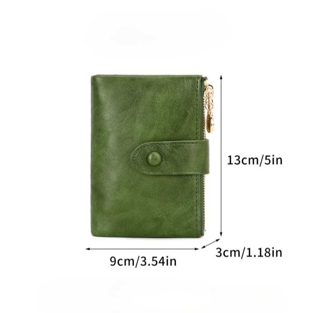 Mens Wallet Short Three Layer Large Capacity Double Zipper Card Holder ID Card Credit Bank Card Holder Mey Purses for Men Y250707