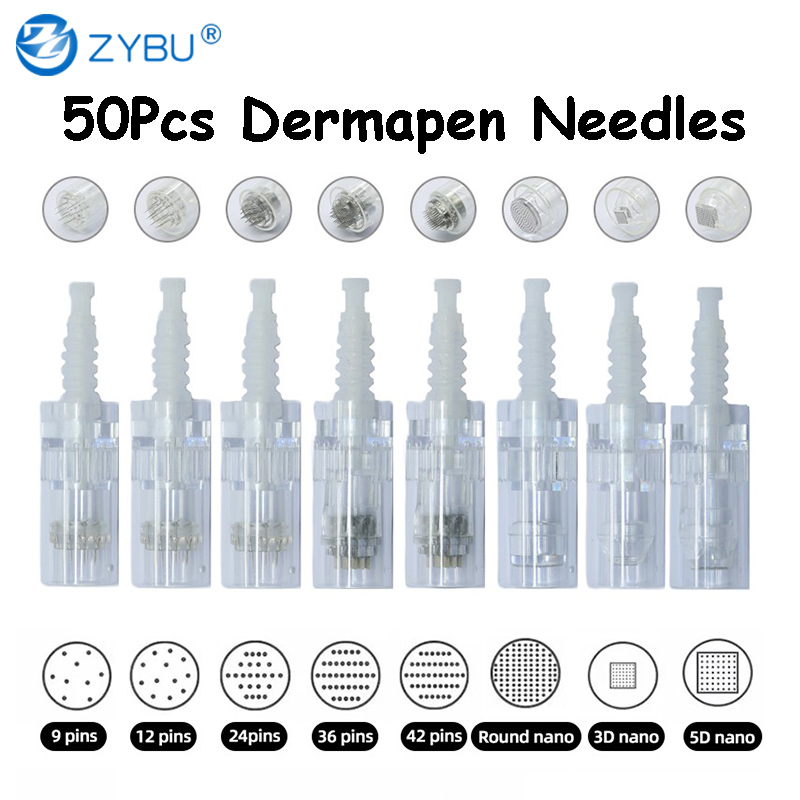 Derma Pen Replacement Needles for Multiple Models Dr pen N2/M5/M7/E30 Nano 3D 5D 9 pin 12pin 24 36 42 Pins Cartridges