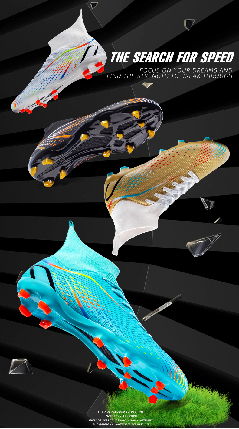 Children's football shoes, teenagers, elementary school students, boys and girls, broken nails, long nails, professional training competitions, s