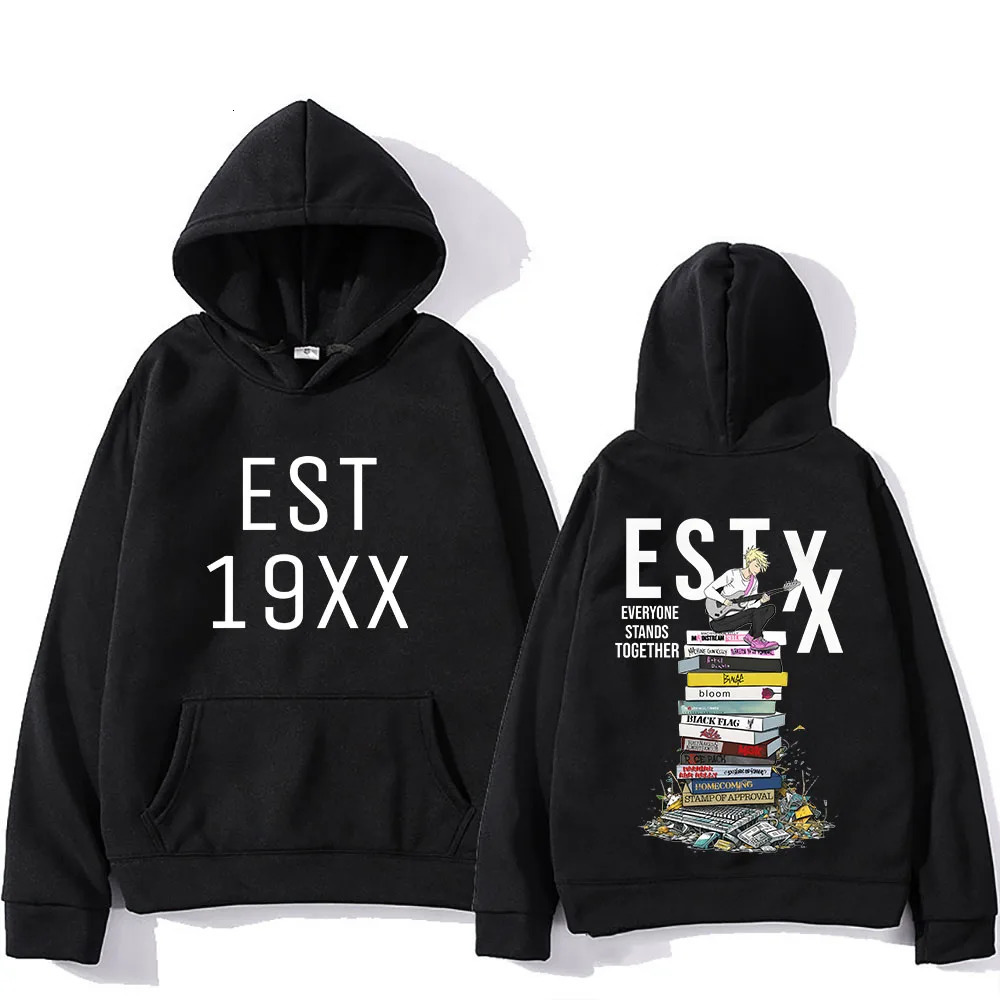Hip Hop Sudaderas Hoodie Mgk Back Printing Gothic Comfortable Sweatshirt for Women/men Korean Style Clothes Moletom Punk Hoody 250707