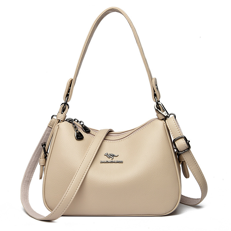 Free Shipping Bali Kangaroo Shoulder Bag 2025 Designer Women's Pillow Bag Slant Shoulder Bag Mom Bag Fashion Simple Women's Small Square Bag