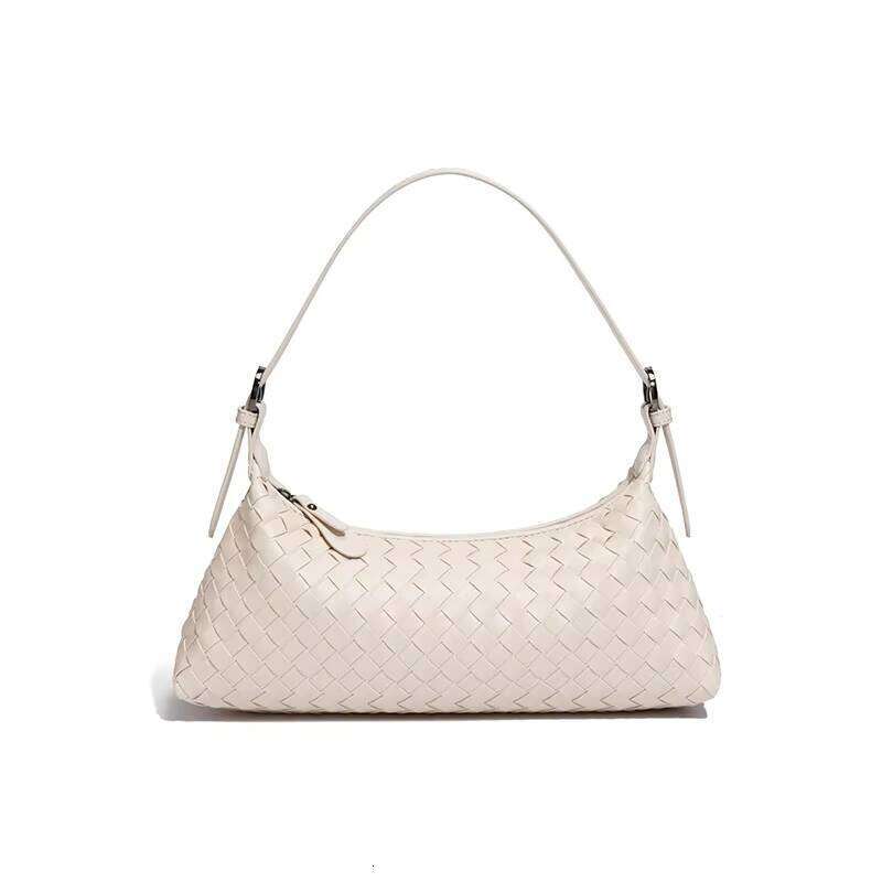 DHgargets Summer New Style New Fashion Leather Hand Woven Tote Handmade