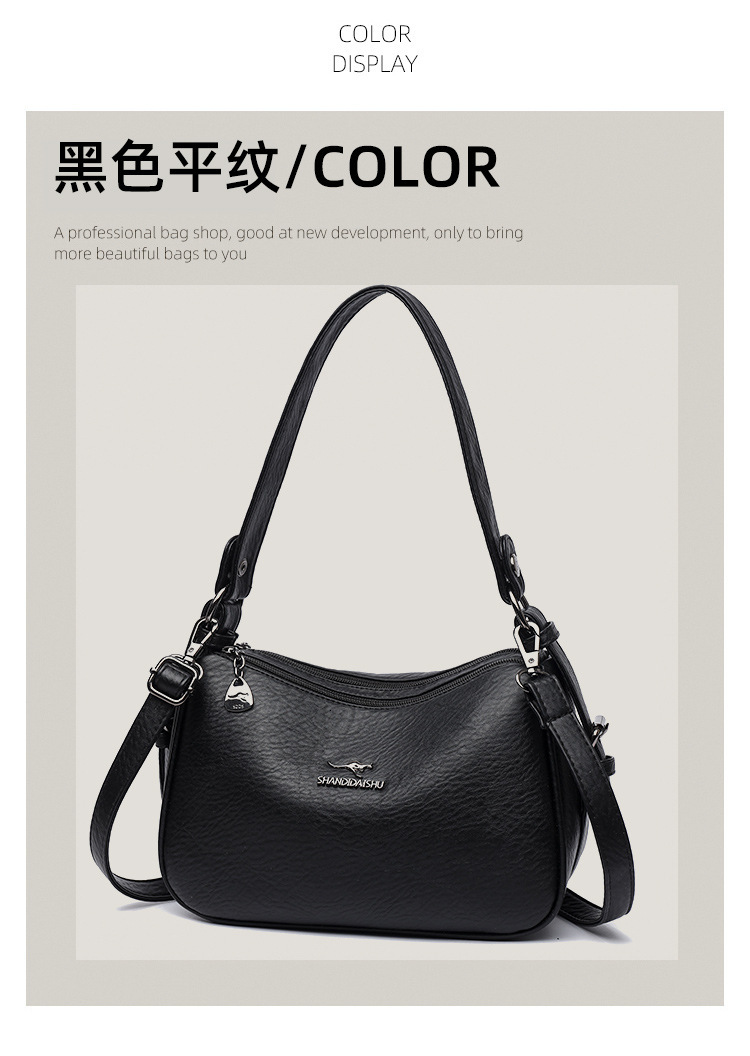 Free Shipping Kangaroo Women's Bag 2025 Designer New Mom Bag Large Capacity Multi Functional Middle Aged And Elderly Crossbody Bag Manufacturer D
