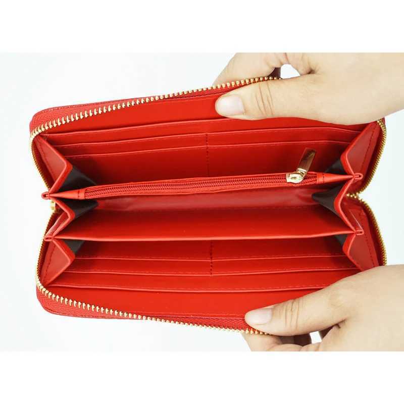 Genuine Leather Wen LG Wallets Fem Fi Zipper Coin Purse Lady Luxury May Bag s Cluh Large Phe Wallet Y250707