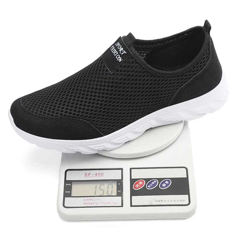 2023 Lightweight Men Casual Shoes Breathable Slip on M Casual Sneakers Anti-slip Mens Flats Outdoor Walking Shoes Size 39-47 Y250707