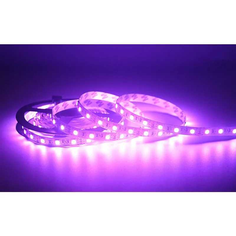 50cm 1m 2m 3m 4m 5m LED Flexible Strip Light SMD 5050 60leds/m Non waterproof LED String light Ribbon Tape RGB White Red Yellow W250701
