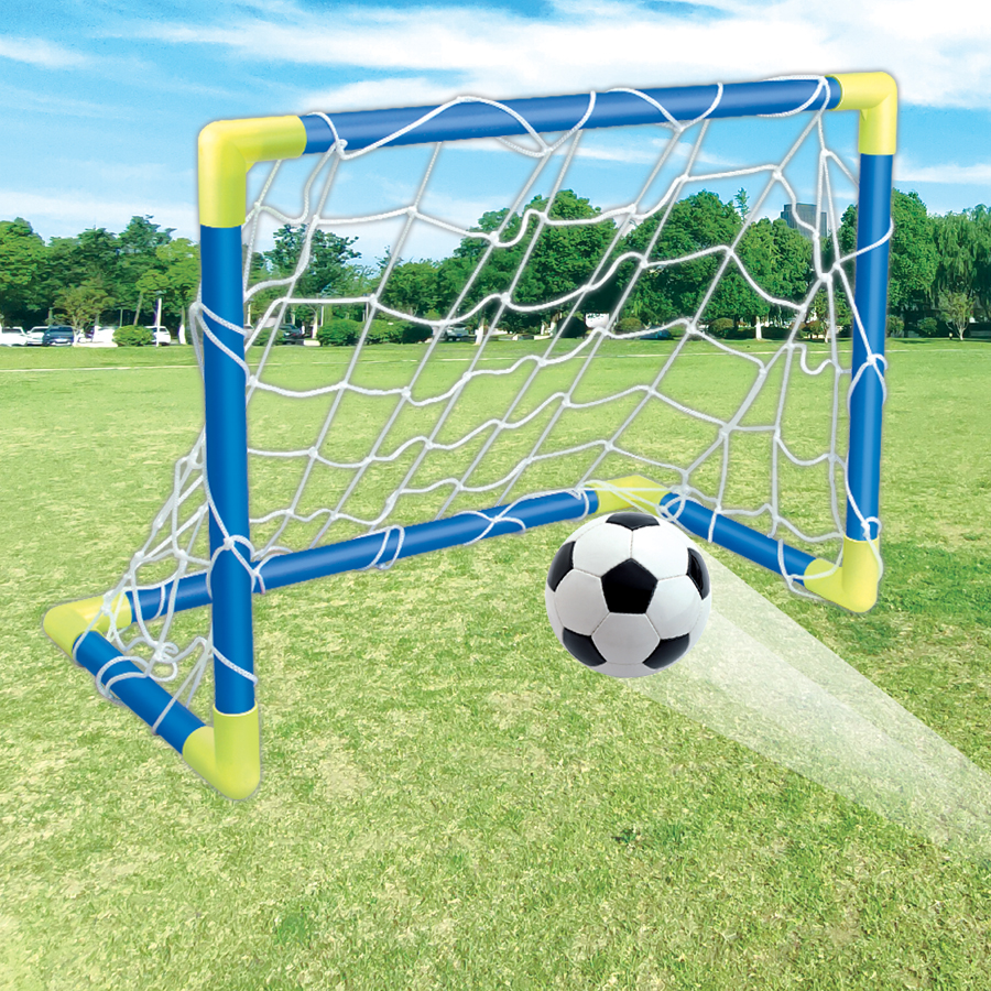 Portable Folding Childrens Soccer Door Toy for Outdoor Play - Ideal Beach Entertaining Accessory