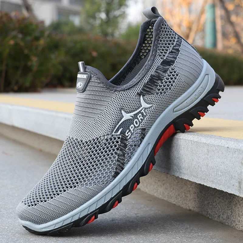 Mens summer sneakers Mens sneakers breathable mesh summer sports shoes Casual sneakers sing shoes Y250707