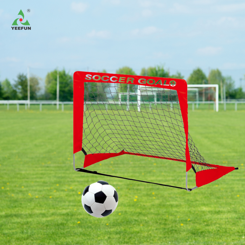Portable Folding Childrens Soccer Door Toy for Indoor/Outdoor Play