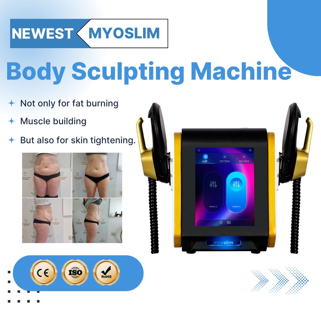 EMS Body Contouring Machine Myoslim Professional Slimming Device Fat Reduction Muscle Building Equipment Non-invasive Body Sculpting For Beauty Salon