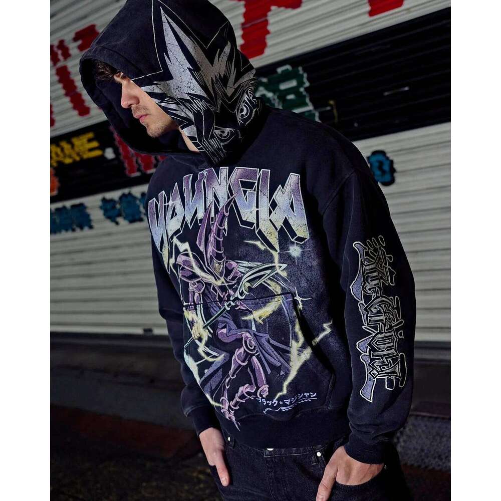 Blue-Eyes White Dragon Hoodies Sport Grunge Streetwear Sweatshirt Tops Oversized Hoodie Gothic Cotton Haruku Men Y2k Clothing