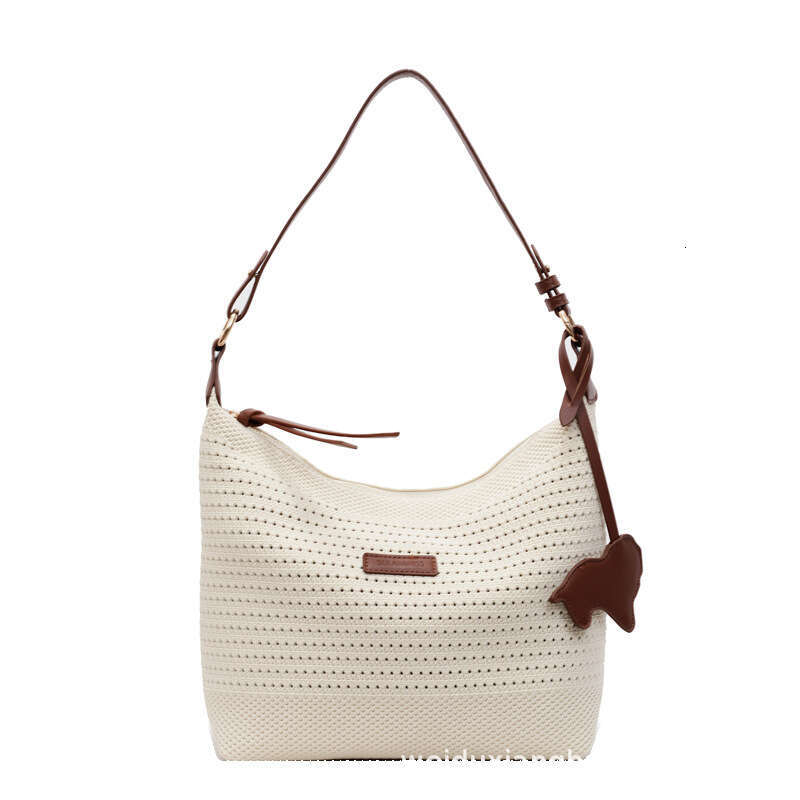 Free shipping designer bag Luxury bag 2025 Summer New Fashion High-Value Tote Women's Large Capacity Woven Straw Shoulder Crossbody Bag