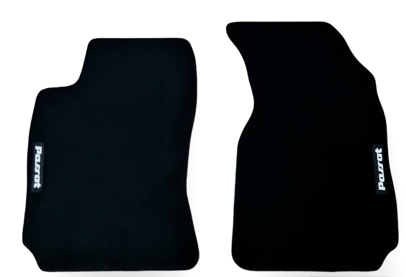 Front Car Floor Mats For VW Passat B5 Velour Waterproof Black Carpet Auto Liners