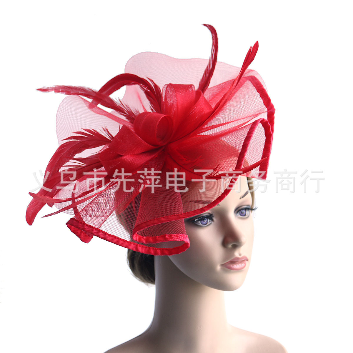 Pillbox Fascinator Hat Women Wedding Headpiece For Derby Kentucky Chapeau Cap Bride Wedding Church Millinery Cap Headband 250322