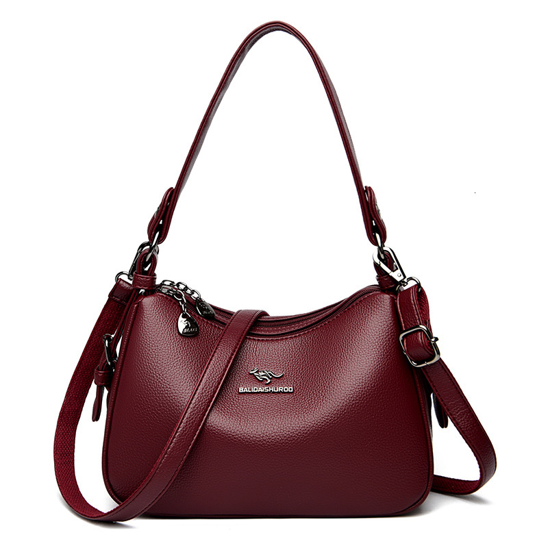 Free Shipping Bali Kangaroo Shoulder Bag 2025 Designer Women's Pillow Bag Slant Shoulder Bag Mom Bag Fashion Simple Women's Small Square Bag