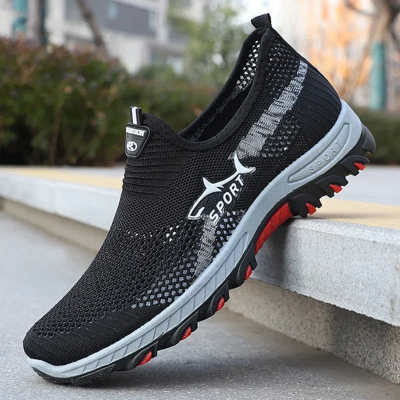 Mens summer sneakers Mens sneakers breathable mesh summer sports shoes Casual sneakers sing shoes Y250707