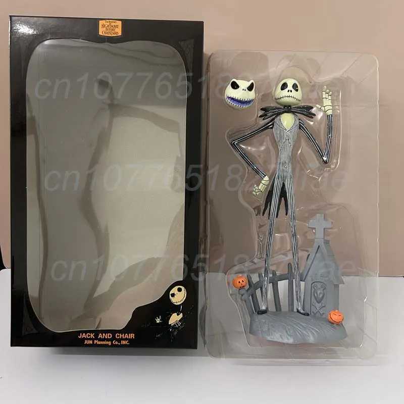 12 The Nightmare Before Christmas Jack Skellington Action Figure Jack Chair Special Version Model Toy Christmas Gift W250707