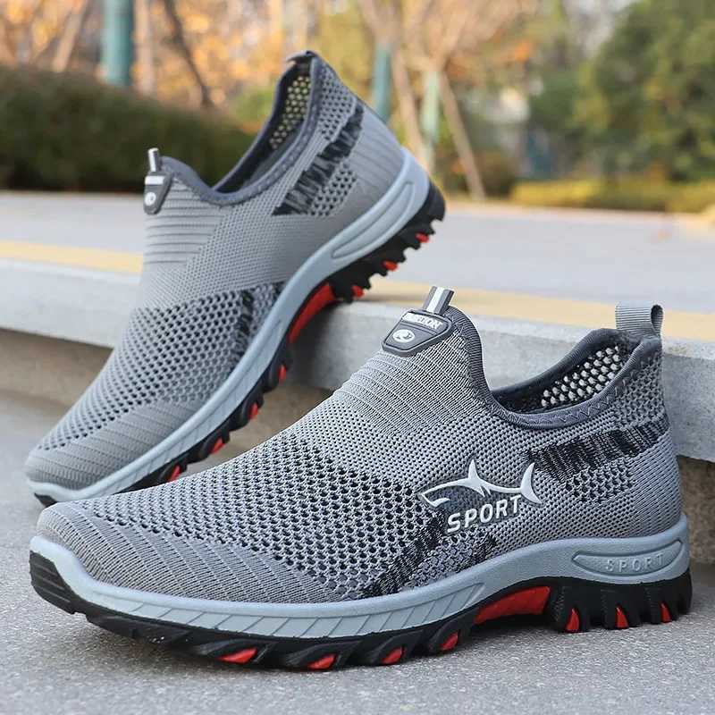 Mens summer sneakers Mens sneakers breathable mesh summer sports shoes Casual sneakers sing shoes Y250707