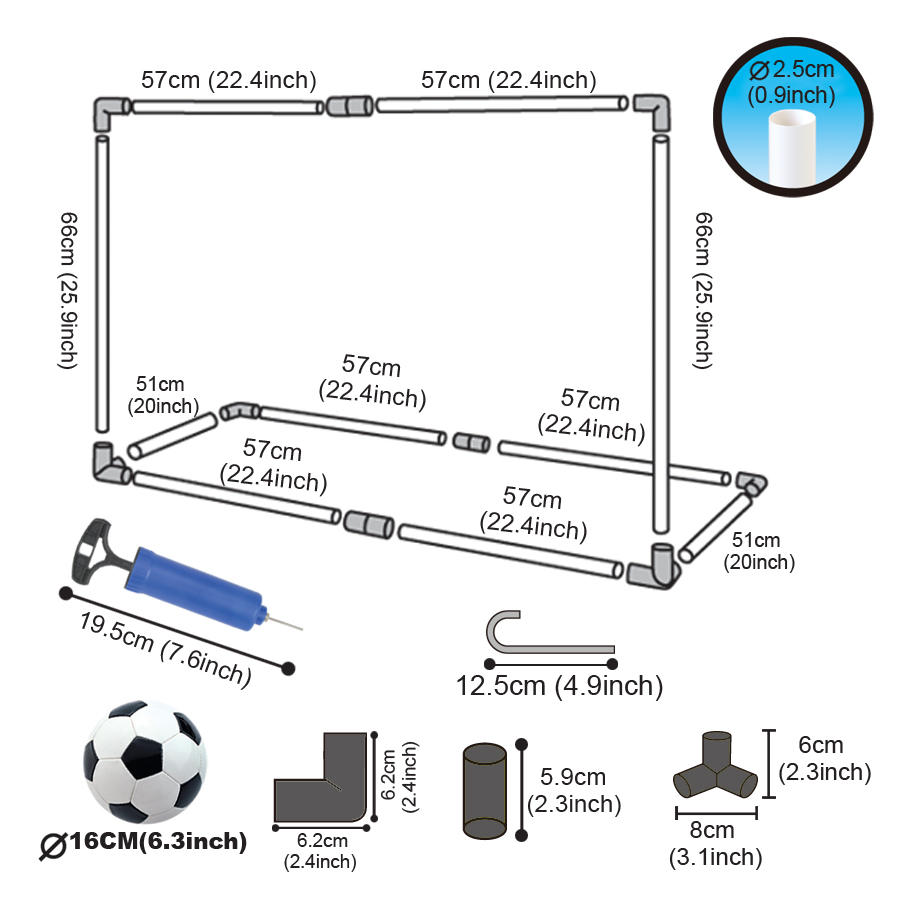 Portable Folding Soccer Door Toy for Children - Interactive Outdoor Game