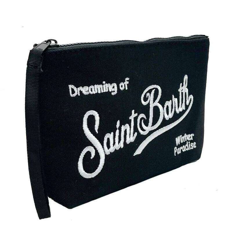 Luxury Bag SAINT BARTH 2025 New Towel Polyester Women's European And American Clutch Bag Diving Handbag