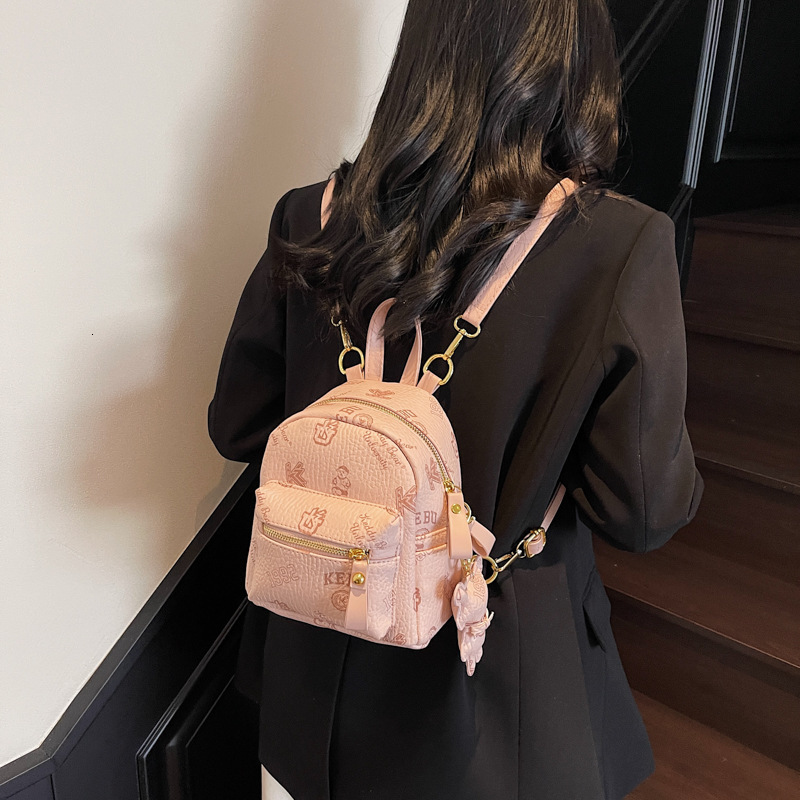 Free shipping designer High-end Stylish Small Bag for Women 2025 New Model Student Class Bag Casual Mini Lightweight Travel Backpack