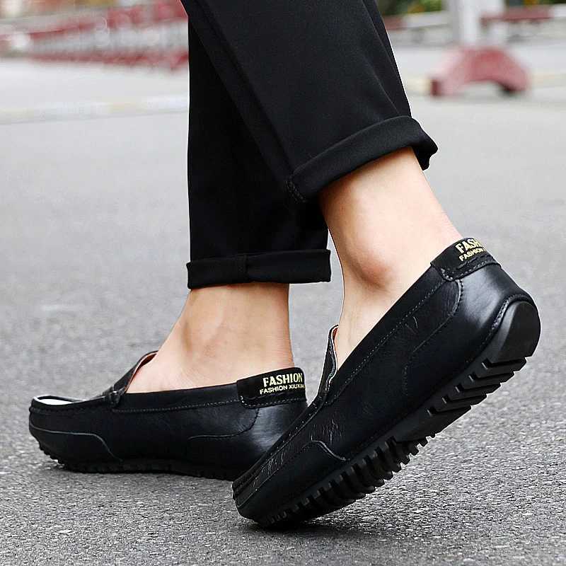 Man Leather Shoes Handmade High-quality Loafers Summer New 2023 Outdoor Casual Driving Shoes Sneakers Men Luxury Large Size 47 Y250707