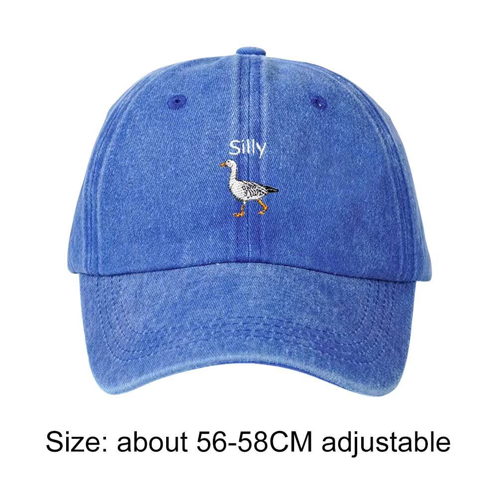 Embroidered Silly Goose Golf Adjustable Vintage Outdoor Camping Hat Mom Dad Baseball Cap for Men and Women ddmythur