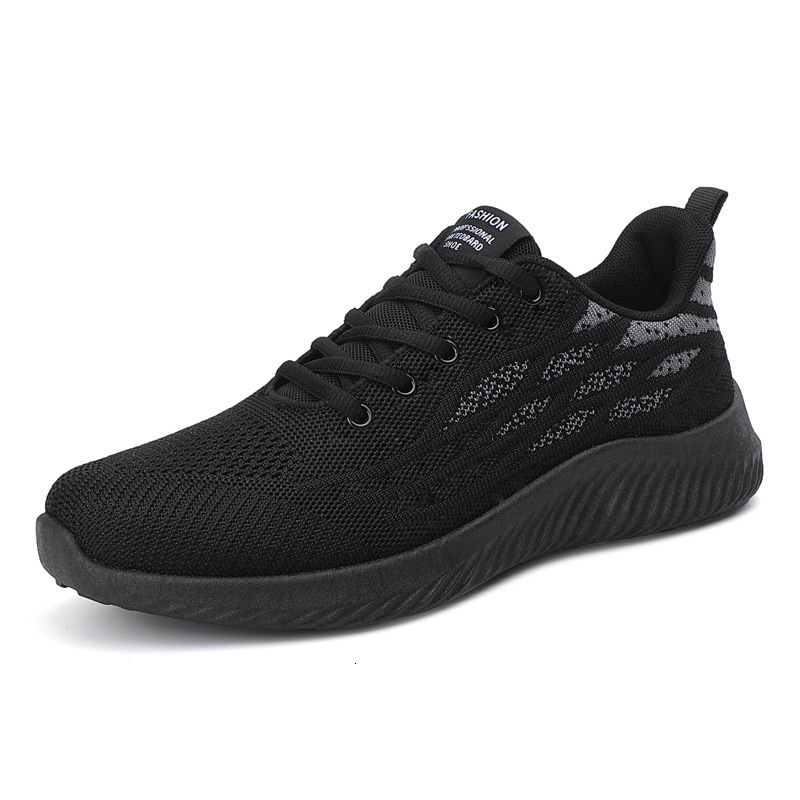 Sports Summer Spring and Autumn Running 2025 New Black Mesh Men's Casual Work Shoes
